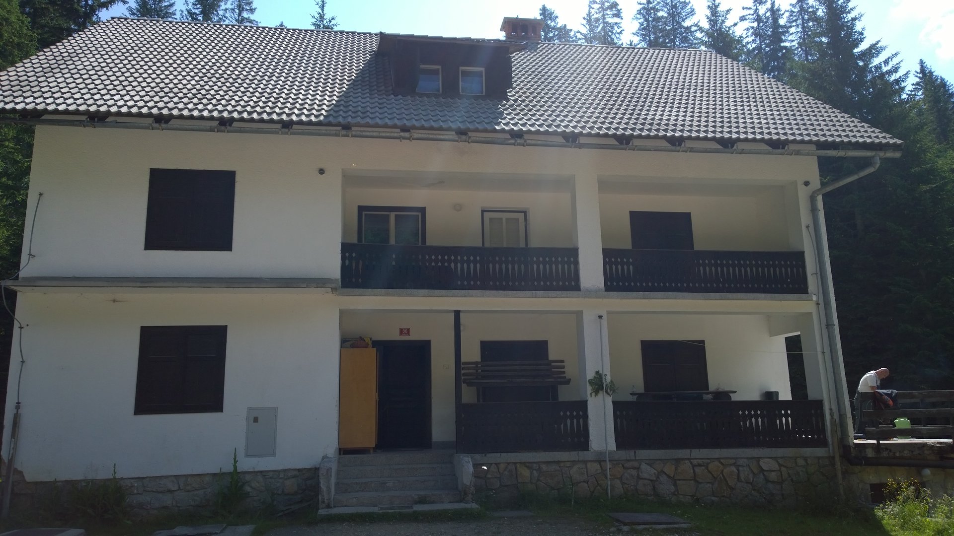 Pokljuka holiday resort before renovation
